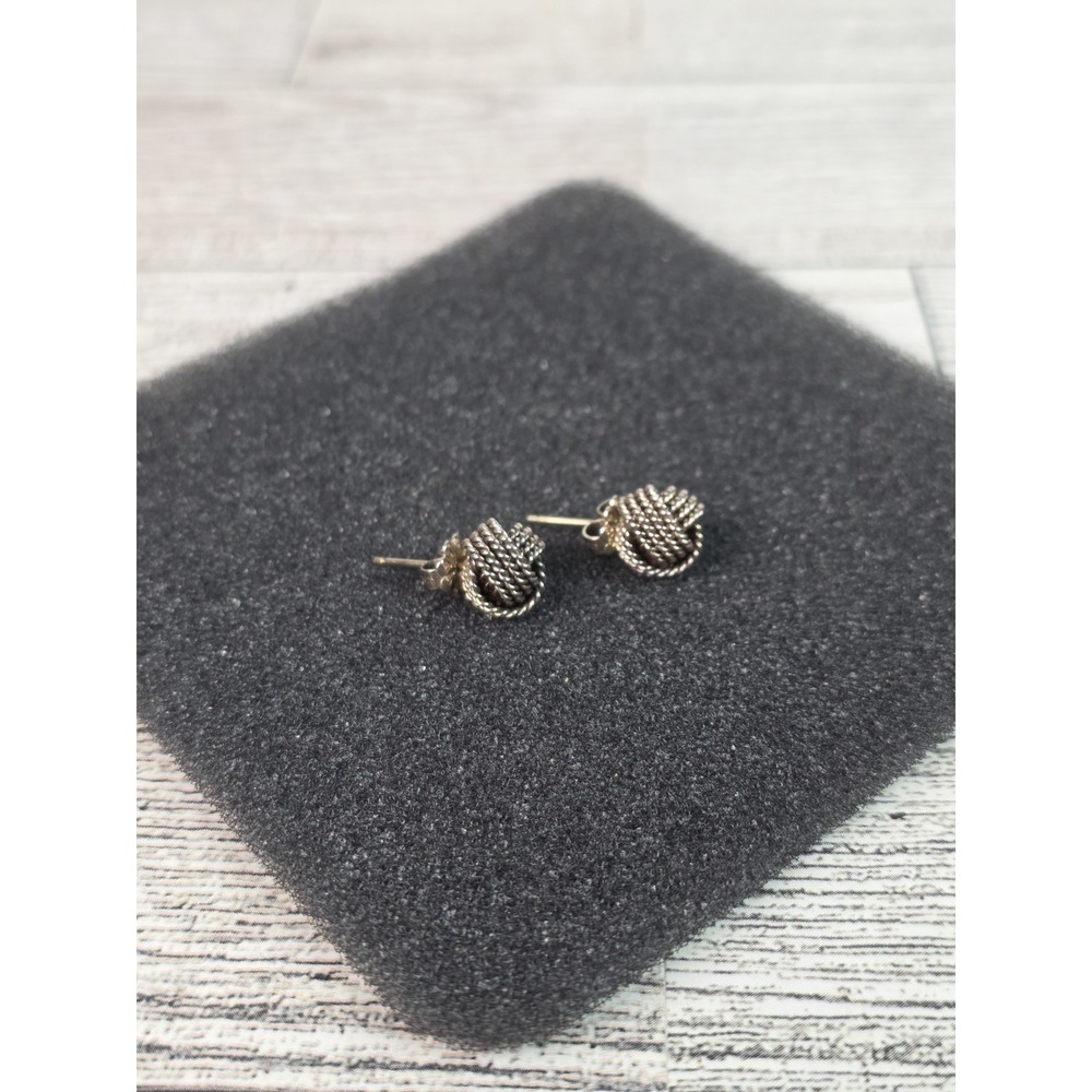 Tiffany & Co. Twisted Rope Knot Stud Earrings